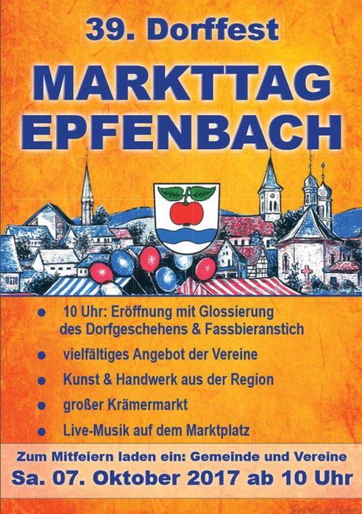 Epfenbach Markttag 2017